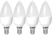 Müller  LED-kaarslampen, 5.5W, E14, warmwit, set van 4