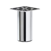 Meubelpootjes Chromen ronde meubelpoot 10 cm