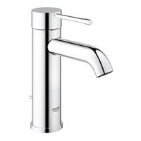 Grohe Essence New 1-gats wastafelkraan S met waste, chroom