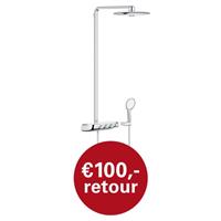 Doucheset Grohe Rainshower Smartcontrol Douchesysteem met Thermostatische Douchekraan 360 DUO Incl Hoofd en Handdouche Chroom