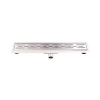 Saniclass Douchegoot Brauer 180cm Inbouwdiepte 6.7cm RVS Zilver