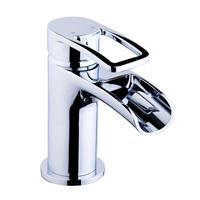 Boss&wessing BWS Wastafelkraan Met Waterval Met Klikwaste Chroom Avivar