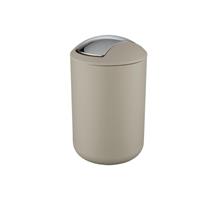 Wenko Brasil afvalemmer 6.5l, taupe