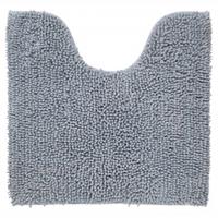 Misto toiletmat chenille katoen 60x55 cm grijs