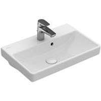 villeroyundbochag Villeroy Und Boch Ag - Villeroy & Boch Avento Waschtisch Compact 4A0055, 550x370mm, 1 Hahnloch, mit Überlauf, Farbe: Weiß - 4A005501