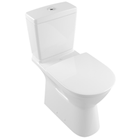 Villeroy & Boch O.novo Vita duobloktoilet voor combinatie diepspoel zonder spoelrand CeramicPlus, wit