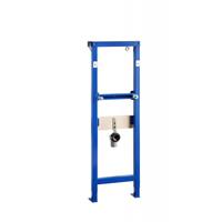 XS inbouwelement wastafel staal (hxbxd) 1180 - 1380x380x135 - 200mm constructie zelfdragend