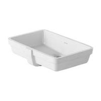 duravitag Duravit Einbauwaschtisch Vero 48cm weiss mit Überlauf, ohne Hahnlochbank, Farbe: Weiß - 0330480000 - DURAVIT AG