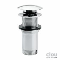 Clou InBe stop/go afvoerplug zonder overloopgat rond 6,6 cm