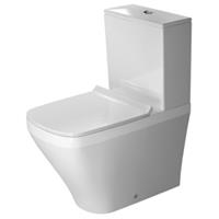 Duravit - Stand-WC DuraStyle Kombi 63cm Tiefspüler, für aufgesetzten Spülkasten, Abgang Vario, Farbe: Weiß - 2155090000