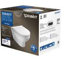 Duravit Durastyle pack wandcloset rimless diepspoel zitting wit 45620900a1