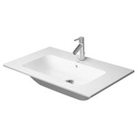 Duravit Me by Starck meubelwastafel 83x49 cm met 1 kraangat met overloop, wit