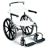 Handicare zwembad/takelstoel zelfrijder zithoogte 490mm. rvs