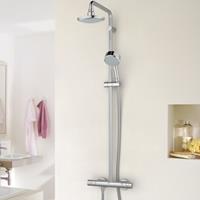 GROHE Brausegarnitur Tempesta Cosmopolitan System 160, für Wandmontage, Duschsystem mit Batterie