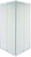 Corner frosted 80-90x80-90cm douchecabine matglas