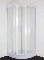 Mann douchecabine 80x80cm wit easy-clean