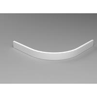 Tris frontpaneel kwartrond 80x80x10cm