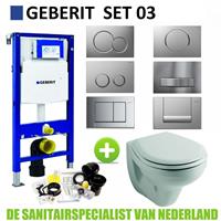 Geberit UP320 Toiletset set03 Sphinx Econ 2.0 met Sigma drukplaat