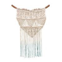 wandhanger gehaakt groen