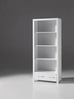 boekenkast Erik - wit - 205x87x39 cm