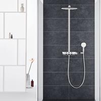 Doucheset Grohe Rainshower Smartcontrol Douchesysteem met Thermostatische Douchekraan 360 Duo met Hoofd en Handdouche Chroom/Wit