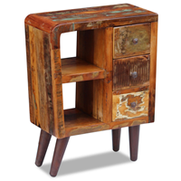 vidaXL Sideboard Recyceltes Massivholz 60x30x80 cm Braun