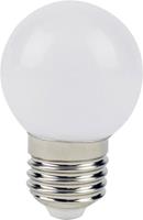 LED E27 Kogel 1 W = 9 W Warmwit (Ø x l) 45 mm x 68 mm Energielabel: A++ LightMe 1 stuks