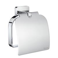 Smedbo Ice Toiletrolhouder met klep chroom OK3414