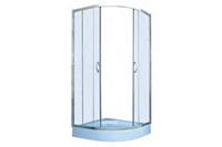 Badstuber Aura douchecabine kwartrond 90x90x190cm chroom