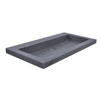 Wiesbaden B-Stone wastafel 80x46cm Zonder Kraangat