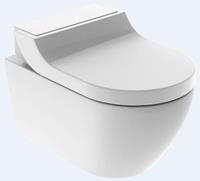 Geberit AquaClean Tuma wandtoilet Comfort met douchewc en witglas-decorplaat, wit