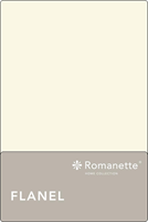 romanette Flanellen Lakens  Ecru-200 x 260 cm