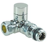 Sub luxe regelventiel M22 1/2" x 15 mm knel haaks verkeerd