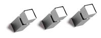 Vasco Handdoekhouder 2.4x6.5cm voor radiator Carré chroom 118350000000099