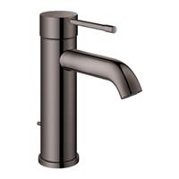 Grohe Essence New wastafelkraan met waste hard graphite