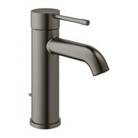 Grohe Essence eengreeps wastafelmengkraan met waste, geborsteld Hard Graphite