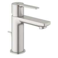 Grohe Lineare xs-size wastafelkraan met trekwaste supersteel