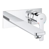 Grohe Lineare New afbouwdeel 2-gats inbouwwandkraan L-size m uitloop 20,7 cm, chroom