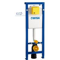 Wisa XS WC element met frontbediening wateraansluiting 16x2 inwendig h112-132xb38xd14-20cm 8050452801