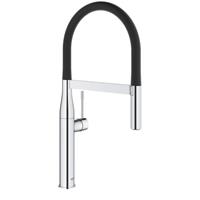 Grohe Essence New keukenkraan met uittrekbare kraanuitloop chroom-zwart