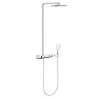 Doucheset Grohe Rainshower Smartcontrol Douchesysteem met Thermostatische Douchekraan 360 Mono met Hoofd en Handdouche Chroom