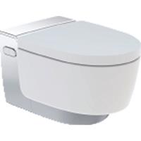 Wandcloset Geberit AquaClean Mera Classic Hangend Toilet Wit/Chroom Diepspoel Douchewc