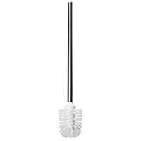 Emco borstelkop 70mm wit borstelsteel chroom 121500191