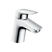 hansgrohedeutschland Hansgrohe Deutschland - hansgrohe WT-EHM Logis 70 EcoSm. 5 l/min, m Metall-Ablaufgarnitur, chrom