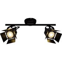Brilliant Leuchten Movie LED Spotrohr 2flg schwarz matt