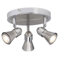 BRILLIANT SANNY LED Deckenstrahler Ø 19 cm Metall Eisen / chrom 3-Flammig, G15434/77