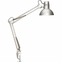 Klemlamp Spaarlamp E27 60 W Maul MAULstudy 8230595 Zilver