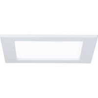 Paulmann,LED Panel ultraflach Einbau weiß quatratisch 16,5x16,5cm neutralweiß 12W IP44 spritzwassergeschützt