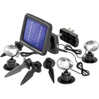 Solarspot Trio Solarstrahler Solarleuchte LED Gartenleuchte Solar, esotec 102140