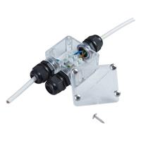 Heitronic 21041 2fach Verteiler 230V 4cm Transparent Y081571